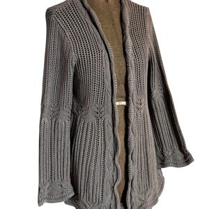 Dress Barn brown Open Front Cardigan